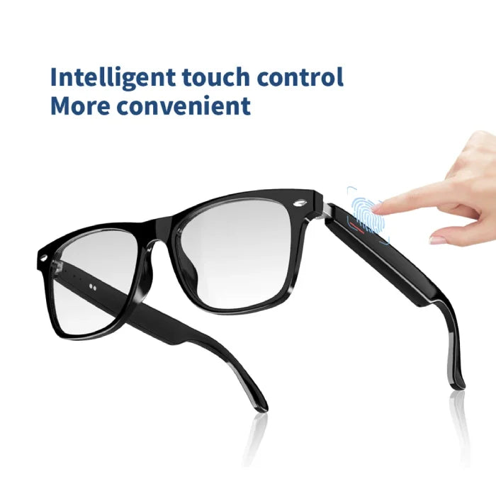 Smart glasses showcasing intelligent touch control for more convenient usage.