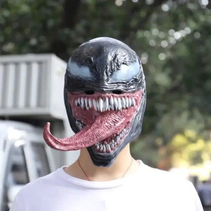 Unleash Your Inner Anti - Hero with Our Hyper - Realistic Venom Mask - UrSuperMart