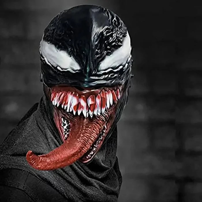 Unleash Your Inner Anti - Hero with Our Hyper - Realistic Venom Mask - UrSuperMart