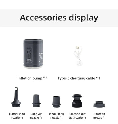 Versatile Portable Air Pump – Mini, Powerful, and Rechargeable - UrSuperMart