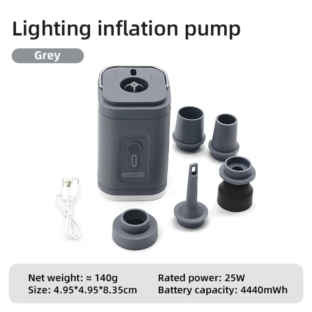 Versatile Portable Air Pump – Mini, Powerful, and Rechargeable - UrSuperMart