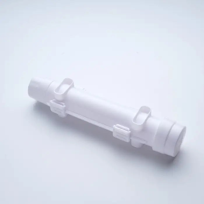 A white DIY sushi roller tool displayed against a plain white backdrop.