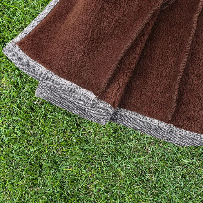 wool blend hooded coat interior fleece lining shown close up, highlighting thick warm fabric for cozy winter insulation and comfort