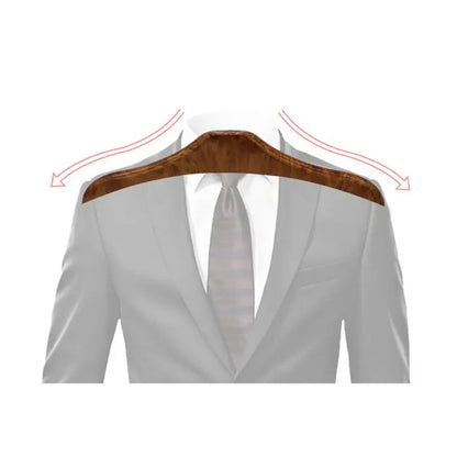 Car hanger for suits and jackets, perfect for business travelers.